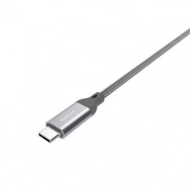 Logotrade promotional giveaway picture of: Nylon data transfer cable LK30 Type - C Quick Charge 3.0
