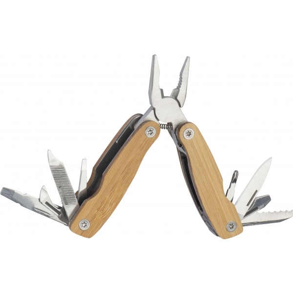 Logo trade promotional gifts image of: Multifunction tool bamboo LEEDS
