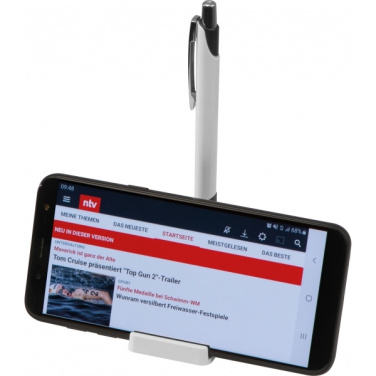 Logotrade promotional gifts photo of: Mobile phone holder with metal ballpen REGINA