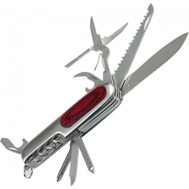 Logo trade promotional giveaways image of: Folding knife HUNTER Schwarzwolf