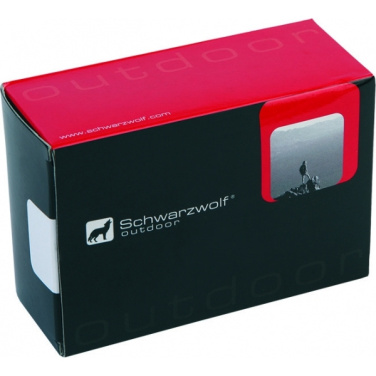 Logotrade promotional merchandise image of: Lantern LUCA Schwarzwolf
