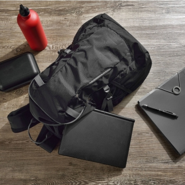 Logo trade promotional items picture of: Backpack ORIZABA Schwarzwolf