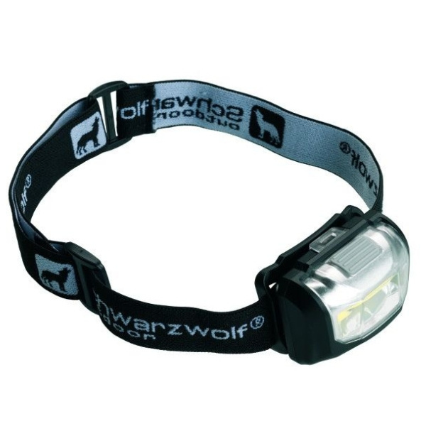 Logo trade promotional products picture of: Head lamp TRONADOR Schwarzwolf