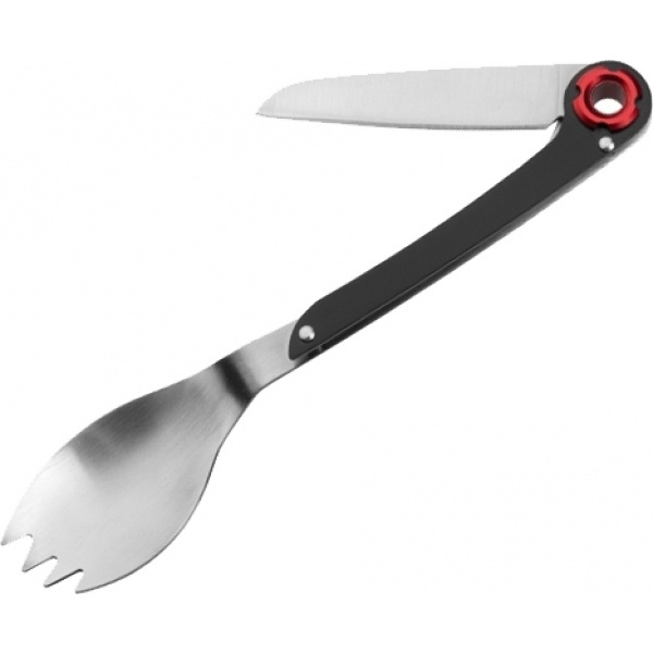 Logotrade promotional products photo of: Multifunctional spoon LATEMAR Schwarzwolf