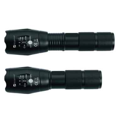 Logotrade promotional item image of: Flashlight ANTELAO Schwarzwolf
