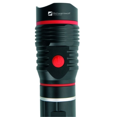 Logo trade advertising product photo of: Flashlight BIWA Schwarzwolf