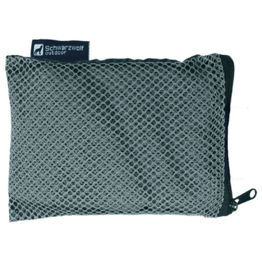 Logo trade promotional item photo of: Towel MALAREN Schwarzwolf