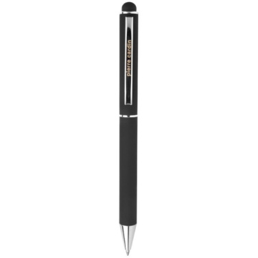 Logotrade promotional giveaway image of: Metal ballpoint pen, touch pen, soft touch CLAUDIE Pierre Cardin