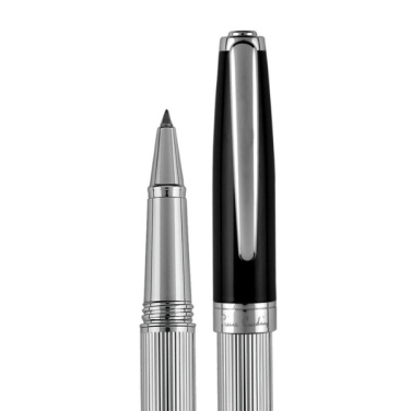 Logo trade promotional gifts image of: Writing set fountain pen & roller CHRISTOPHE Pierre Cardin