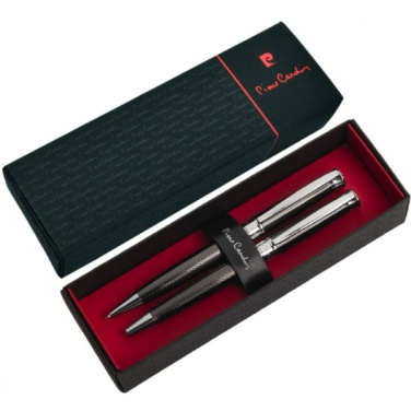 Logotrade corporate gift picture of: Metal set of ballpoint pen and roller ROI