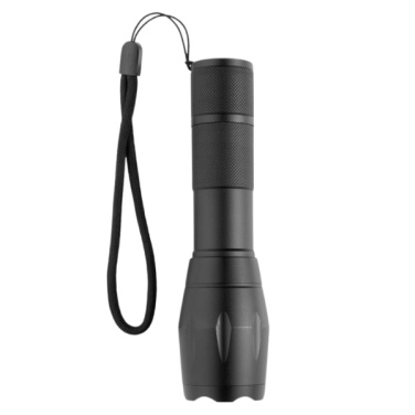 Logotrade promotional item picture of: Flashlight DELGADA Schwarzwolf