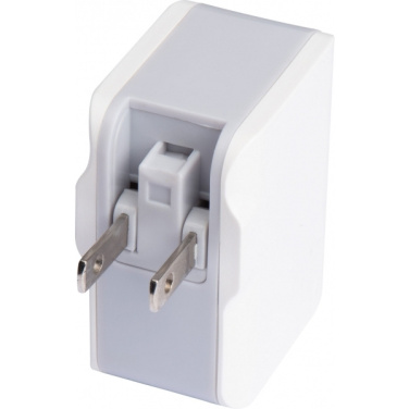 Logo trade advertising product photo of: Travel adapter ANTWERP