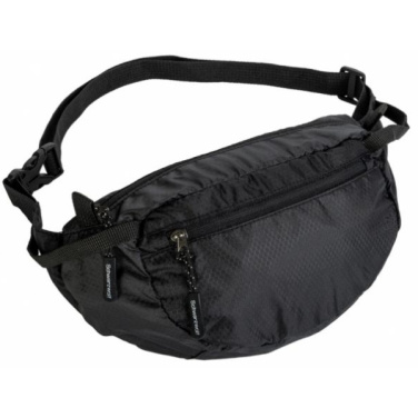 Logo trade promotional giveaways picture of: Waist bag MOBILA Schwarzwolf
