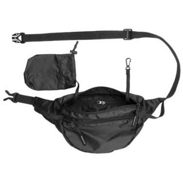 Logo trade corporate gifts picture of: Waist bag MOBILA Schwarzwolf