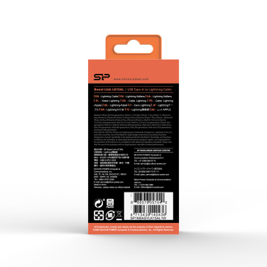 Logo trade advertising products image of: DATA TRANSFER CABLE LK15AL Type A- Mfi Lightning
