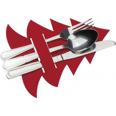 Logotrade promotional merchandise photo of: Cutlery pad in Christmas tree shape DUFFEL