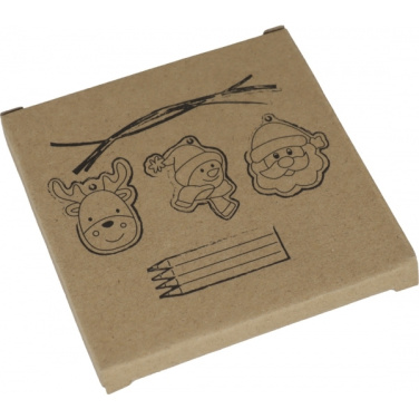Logotrade promotional giveaway picture of: Christmas tree tag painting set DRESDEN