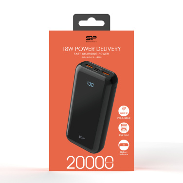 Logo trade corporate gifts image of: Power bank Silicon Power QS28 20000 mAh