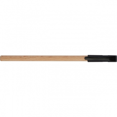 Logo trade business gifts image of: Wooden ballpen PALMDALE