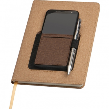 Logo trade business gifts image of: A5 notebook TILBURG