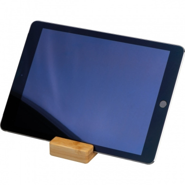 Logotrade promotional product image of: Bamboo smartphone holder SAN SEBASTIAN