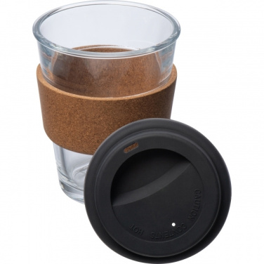 Logotrade promotional items photo of: Glass drinking cup WROCŁAW 350ml