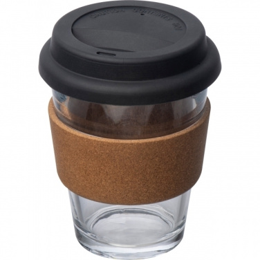 Logo trade promotional products image of: Glass drinking cup WROCŁAW 350ml