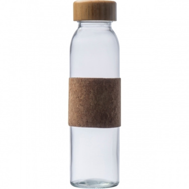 Logo trade promotional products image of: Glass bottle SKOPJE 500 ml