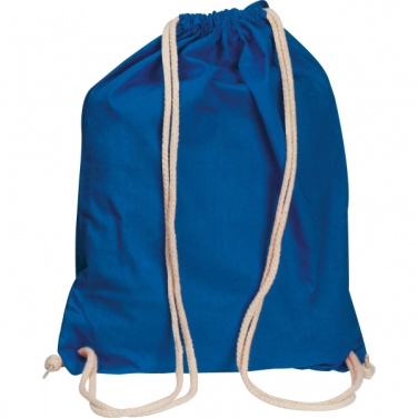 Logotrade promotional products photo of: Cotton gym bag CARLSBAD