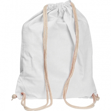 Logo trade promotional items picture of: Cotton gym bag CARLSBAD