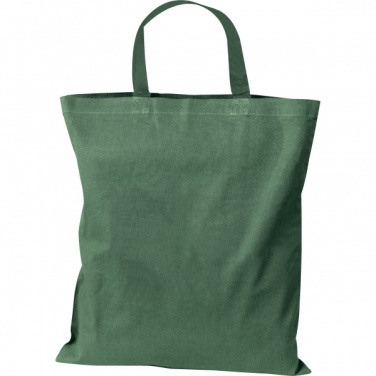 Logo trade promotional products image of: Cotton bag with short handles BREGENZ