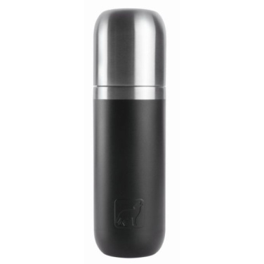 Logo trade business gift photo of: Vacuum bottle DINARA Schwarzwolf