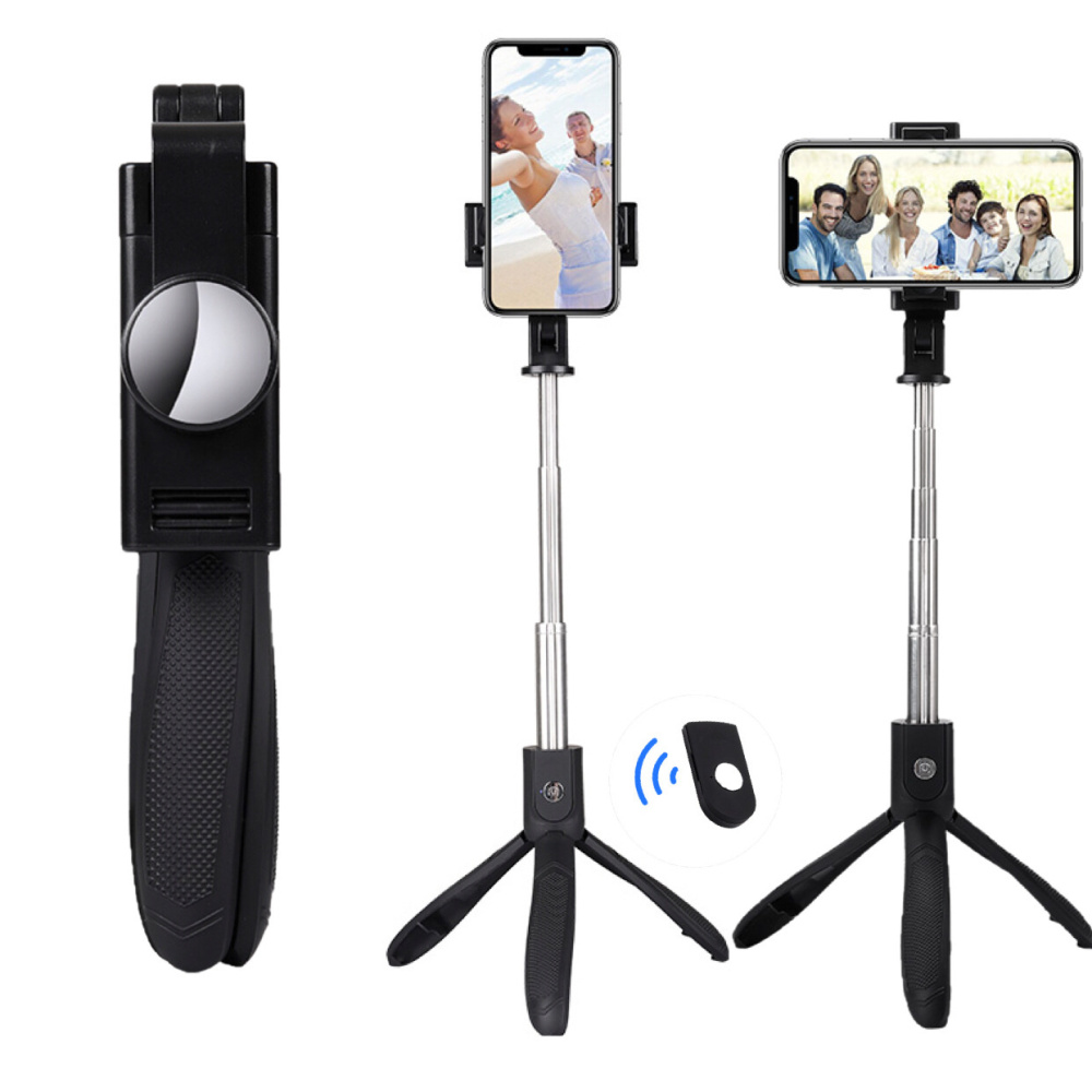Logo trade business gifts image of: Selfie stick with tripod, K06