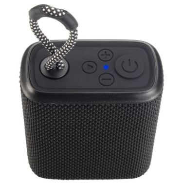 Logotrade promotional gifts photo of: Waterproof bluetooth speaker HARDEOL Schwarzwolf