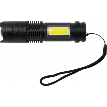 Logotrade promotional gift image of: Rechargeable flashlight AARHUS