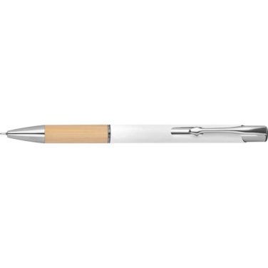 Logo trade business gifts image of: Recycled ballpoint pen Naples