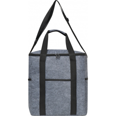 Logo trade promotional merchandise picture of: RPET cooler bag Santo Domingo