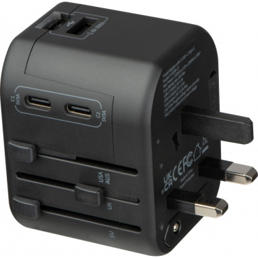 Logo trade advertising product photo of: Travel Adapter Maracena