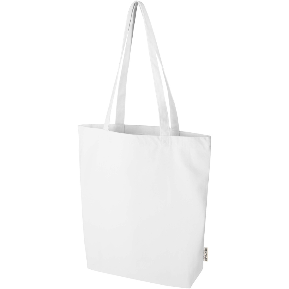 Logo trade promotional giveaway photo of: Florida 270 g/m² GRS recycled tote bag 10L