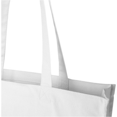 Logotrade promotional gift image of: Florida 270 g/m² GRS recycled gusset tote bag 14L
