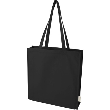 Logotrade corporate gift picture of: Florida 270 g/m² GRS recycled gusset tote bag 14L
