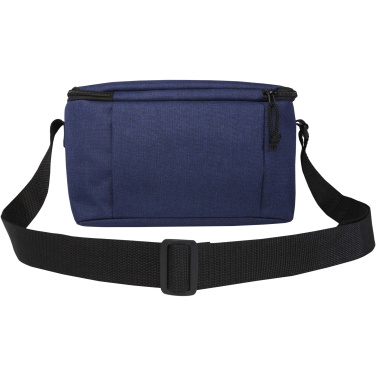 Logo trade corporate gifts image of: Tundra 6-can GRS RPET cooler bag 5L