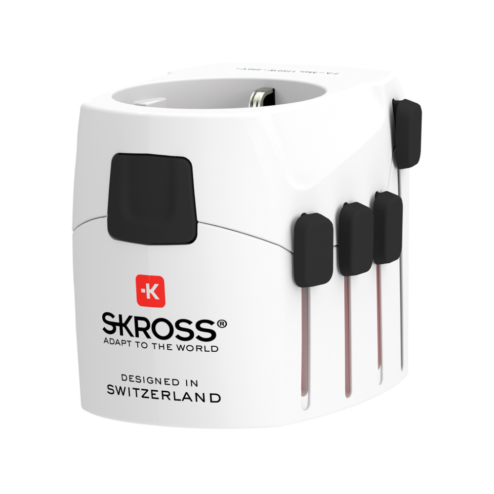 Logotrade advertising products photo of: SKROSS Pro 3-Pole World Travel Adapter