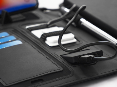 Logo trade promotional merchandise image of: HERMANO Power Bank Organizer 54713000