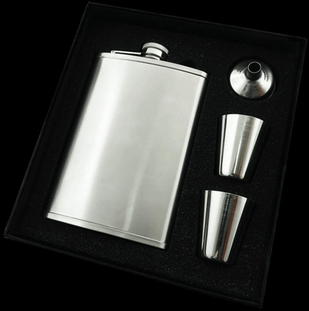 Logotrade promotional merchandise picture of: Hip flask Set 92203600