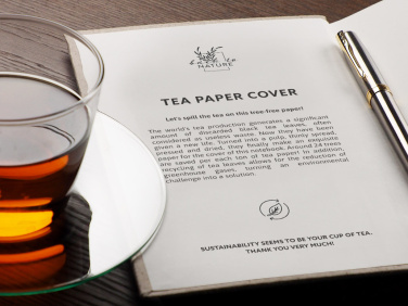Logo trade promotional items picture of: Recycled Tea Notebook 209734000
