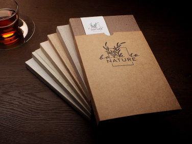 Logo trade promotional merchandise picture of: Recycled Coffee Notebook 209733900