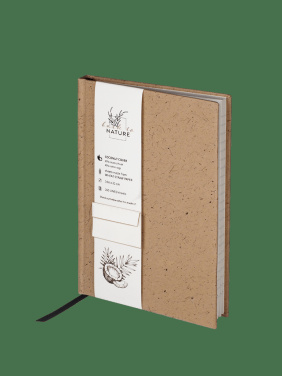 Logotrade promotional item picture of: Recycled Coconut Notebook 209734100