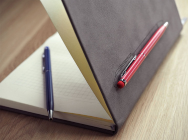 Logo trade business gift photo of: Magnetic notebook with a pen 124715100