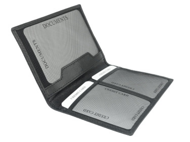 Logo trade advertising products image of: RFID document wallet 20801300